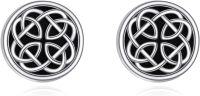 wholesale 925 Sterling Silver Round Celtic Knot Stud Earrings - Irish s for Women-Stud