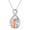 TOUPOP Sterling Silver Crystal Dragonfly Butterfly Necklace Gift for Women-0-0