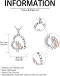 wholesale 925 Sterling Silver Girl Hugging Dog Pendant Necklaces with I love you and Paw Prints Gifts for Women Pet Lovers-0-1