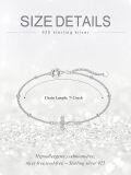 wholesale 925 Sterling Silver Cross Charm Adjustable Bracelet for Women and Girls Gift-0-1