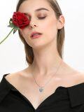 wholesale TOUPOP Heart Urn Necklaces For Ashes 925 Sterling Silver Cremation Jewelry For Ashes Memorial Keepsake Jewelry With Funnel Filler For Women -0-3