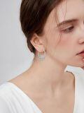 wholesale 925 Sterling Silver Elegant Teardrop Earrings Wholesale With Intricate Filigree Design-0-2