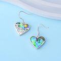 wholesale 925 Sterling Silver Heart-Shaped Cactus & Sun Drop Earrings - Hypoallergenic Gift for Her-0-3