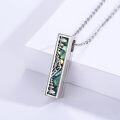 wholesale 925 Sterling Silver Abalone Shell Tree of Life Urn Keepsake Pendant Necklace for Ashes-0-6