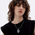 wholesale 925 Sterling Silver St Christopher Shield Pendant Necklaces for Men & Women-0-3