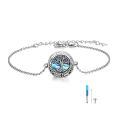 wholesale 925 Sterling Silver Tree Of Life Aromatherapy Diffuser Bracelet With Tools-0-0