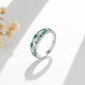 TOUPOP Gold & Zircon Retro Statement Ring for Women-0-4