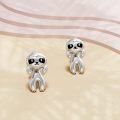wholesale 925 Sterling Silver Sloth Stud Earrings - Cute Animal Gift for Her-0-2