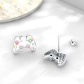 wholesale 925 Sterling Silver Game Controller Stud Earrings for Women Gamer -0-4