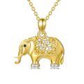 TOUPOP 14K Gold & Stone Animal Necklaces for Women-0-0