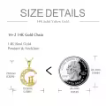wholesale 14K Gold Moon & Cats Pendant Necklaces Wholesale for Women Cat Lovers Gifts Jewelry-0-2