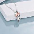 wholesale 925 Sterling Silver Cartoon Nurse Charm Necklace for Women - Nursing Student Pendant s-0-2