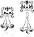 wholesale 925 Sterling Silver Tiger Cub Stud Earrings for Girls and Women - Hypoallergenic s-0-0