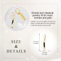 wholesale 925 Sterling Silver Black Teardrop Earrings With Gold Leaf Details-0-5