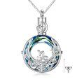 wholesale 925 Sterling Silver Zodiac Necklace Pendant With Moon And Stars Design-0-0