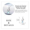 wholesale 925 Sterling Silver Angel Pendant With Moonstone Drop-0-4