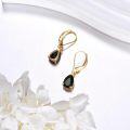 wholesale 14K Gold Black Onyx Earrings 26mm Round High Luster Hypoallergenic Gift-0-2