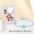 wholesale  Sterling Silver Gemstone Dainty Link Bracelet for Women -0-99