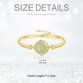 wholesale 14K Gold Plated Sterling Silver Jade Bracelet for Women Lotus Sunflower Tree of Life Hummingbird Dragonfly Bee Butterfly Cat Birthday Mothers Day Gifts for Mom Grandma-0-5