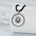 wholesale 925 Sterling Silver Valknut Pendant Norse Viking Jewelry For Men And Women-0-2