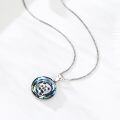 wholesale 925 Sterling Silver Panda Pendant Necklace - Bear s for Women Girls-0-2