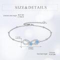 wholesale 925 Sterling Silver Turtle Infinity Bracelet for Women Gifts-0-4