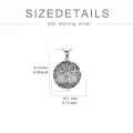 wholesale 925 Sterling Silver Abalone Shell Tree of Life Pendant Necklaces Wholesale - Irish s for Women-0-32