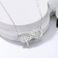 wholesale 925 Sterling Silver Faith Infinity Heart Pendant Necklace for Women-0-1