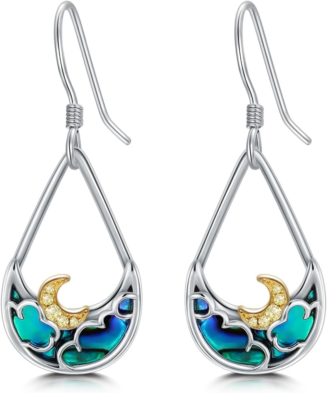 Sterling Silver Hypoallergenic Drop Dangle Earrings for Women-Dangle