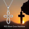 wholesale  925 Sterling Silver Celtic Cross Necklace for Ashes – Hypoallergenic Memorial Jewelry Gift for Women, Mom, Wife, Sister, Grandma-0-3
