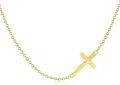 wholesale 14K Gold Anchor Pendant Chain Necklace for Women Men  18 Length-0-0