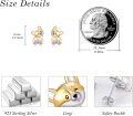 wholesale 925 Sterling Silver Corgi Puppy Dog Stud Earrings for Women - Pet Lover Gift Ideas-0-5