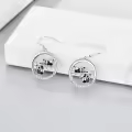TOUPOP Sterling Silver Panda Dangle Drop Hook Earrings For Women Gift-0-3