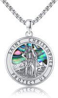 wholesale Sterling Silver Catholic Patron Saint Medal Necklace Pendant Amulet-0-0
