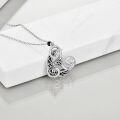 wholesale 925 Sterling Silver Celtic Triquetra Knot Pendant Necklaces for Women and Men-0-3