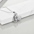 wholesale 925 Sterling Silver Celtic Triquetra Knot Pendant Necklaces for Women and Men-0-3