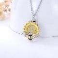 wholesale 925 Sterling Silver Sunflower Moon Hummingbird Turtle Cremation Urn Necklace for Ashes-0-1