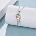 wholesale 925 Sterling Silver Cartoon Nurse Charm Necklace for Women - Nursing Student Pendant s-0-1