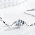 wholesale 925 Sterling Silver Evil Eye Hamsa Bracelet Jewelry for Women Gifts-0-2
