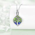 wholesale 925 Sterling Silver Tree of Life Cremation Keepsake Urn Locket for Ashes Memory Pendant Necklace Gifts-0-2