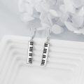 wholesale 925 Sterling Silver Piano Keyboard Earrings Sport and Music Lover s for Women Men-0-2