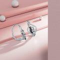 wholesale TOUPOP Leverback Earring For Women Sterling Silver Dangle Drop Hoop Earrings For Women Birthday Anniversary -0-2