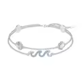 wholesale 925 Sterling Silver Evil Eye Shell Ocean Wave Charm Ankle Bracelet-0-0
