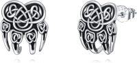 wholesale 925 Sterling Silver Celtic Knot Stud Earrings - Unique Animal Design  for Her-Celtic