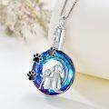 wholesale  925 Sterling Silver Picture Projection Urn Pendant Necklace for Pet Ashes Hair Dirt - Customizable Memorial Jewelry Gift-0-3