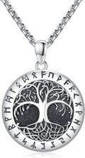 wholesale 925 Sterling Silver Tree of Life Pendant Necklace Norse Viking Rune Amulet s for Women-0-0