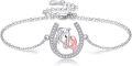wholesale 925 Sterling Silver Horse & Foal Charm Bracelet - Mother's Day Gift for Her-0-0