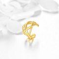 wholesale 14K Golden 14K Gold Knot Design Non-Piercing Ear Wrap Earrings for Women-0-1