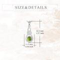 wholesale 925 Sterling Silver Turquoise Celtic Knot Pendant Necklace-0-11