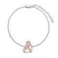 TOUPOP Sterling Silver Crystal Breast Cancer Bracelet Jewelry Gifts For Women-0-0